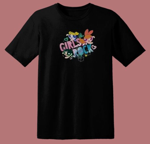 The Girls Rock Powerpuff Girls 80s T Shirt