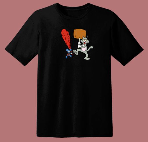 The Itchy And Scratchy Show 80s T Shirt