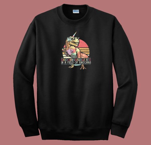 Field Of Unicorns 80s Sweatshirt