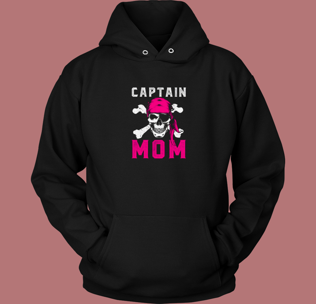 Captain Mom Pirate Hoodie Style - Mpcteehouse.com