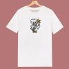 Creepy Little Mermaid Skeleton 80s T Shirt