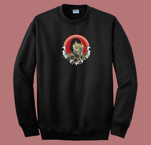 Funny Jackie Chan Parody 80s Sweatshirt