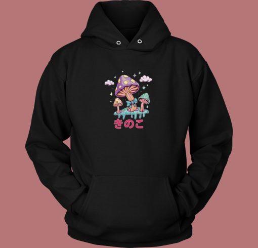 Goth Mushrooms Kawaii Hoodie Style