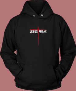 Jesus Freak Cross Aesthetic Hoodie Style