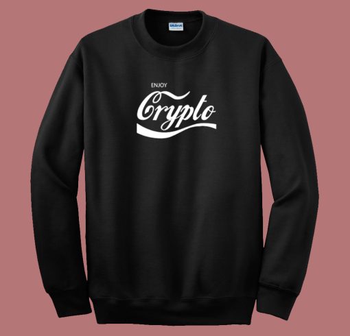 Retro Enjoy Crypto 80s Sweatshirt