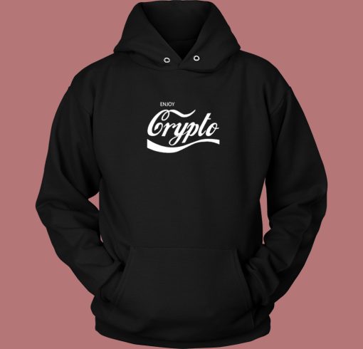 Retro Enjoy Crypto Aesthetic Hoodie Style