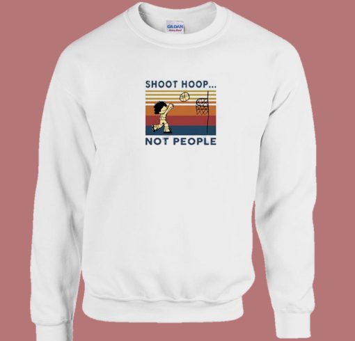 Shoot Hoops Meme 80s Sweatshirt