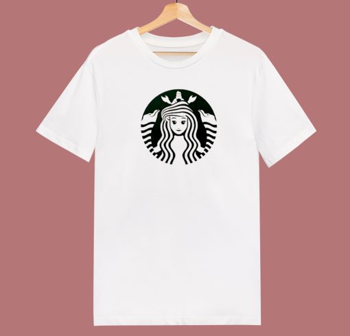 Ariel Mermaid Starbucks 80s T Shirt