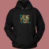 Caring Is Cool Lettering Aesthetic Hoodie Style