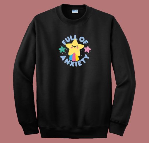 Full Of Goth Anxiety 80s Sweatshirt