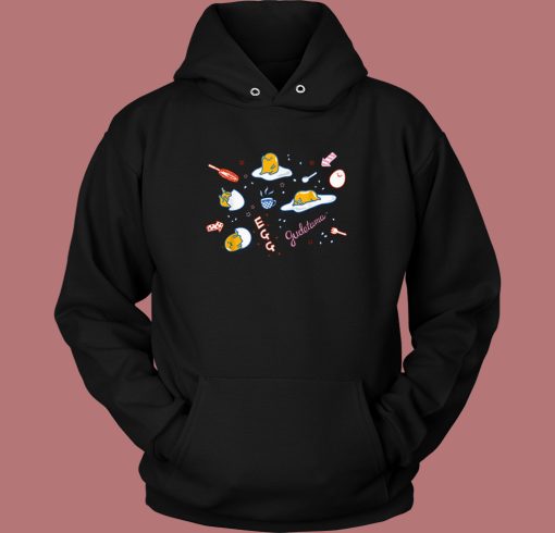 Harajuku Gudetama Doodle Hoodie Style