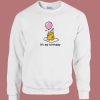 Gudetama Its My Birthday 80s Sweatshirt