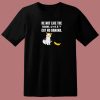 Angry Cat No Banana 80s T Shirt