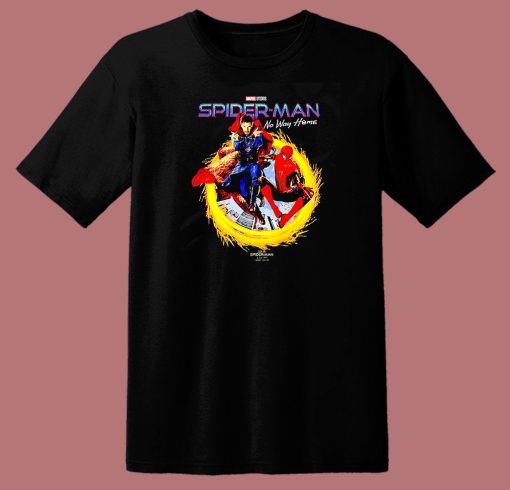 Spider Man No Way Home Dr Strange 80s T Shirt