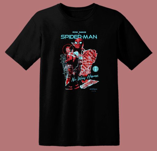 Spider Man Unmasked No Way Home 80s T Shirt