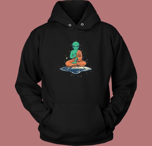 Alien Buddha Funny Hoodie Style