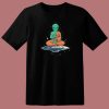 Alien Buddha Funny 80s T Shirt Style