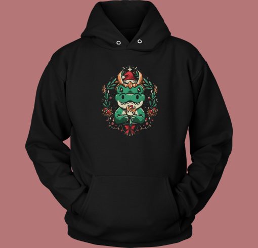 Alligator Christmas Funny Hoodie Style