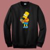 Bart Brain Freeze Funny 80s Sweatshirt