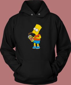 Bart Brain Freeze Funny Hoodie Style