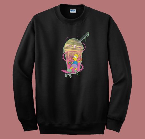 Bart Simpson Kwik Mart Squishee 80s Sweatshirt