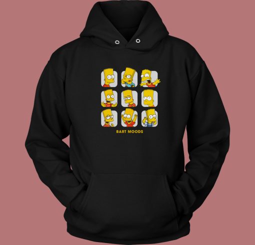 Bart Simpson Moods Funny Hoodie Style