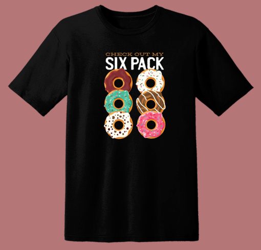 Donut Six Pack 80s T Shirt