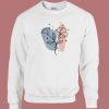 Floral Abstract Art 80s Sweatshirt