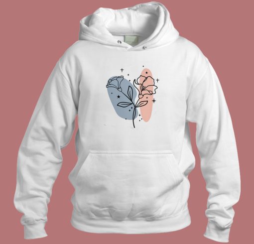 Floral Abstract Art Graphic Hoodie Style