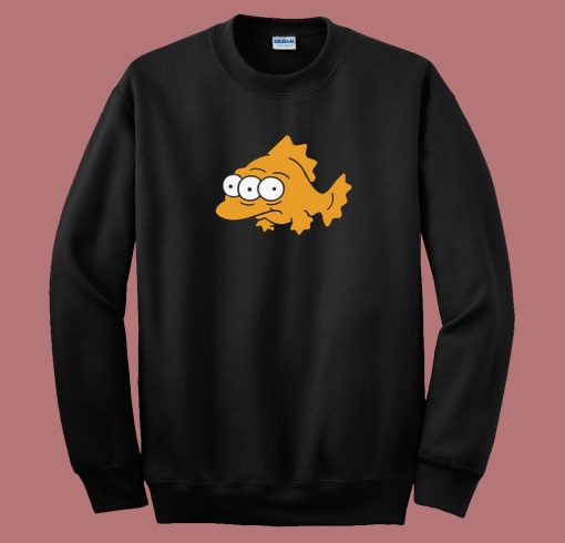 Happy Blinky Fish 80s Sweatshirt