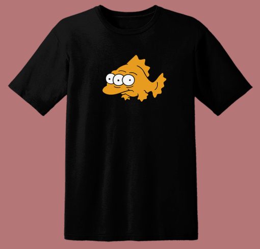 Happy Blinky Fish 80s T Shirt Style