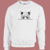 Kids Anime Cat Girl 80s Sweatshirt