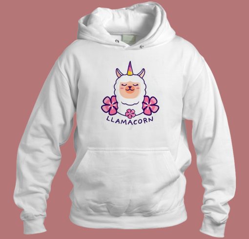 Llama Unicorn Funny Hoodie Style