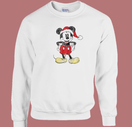 Mickey Mouse Classic Christmas 80s Sweatshirt