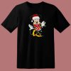 Minnie Disney Santa Claus Light 80s T Shirt Style