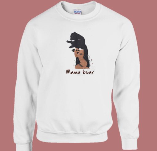 Native American Mama Bear 80s Sweatshirt