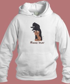 American Mama Bear Funny Hoodie Style