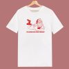 Naughty Santa Claus Laying 80s T Shirt