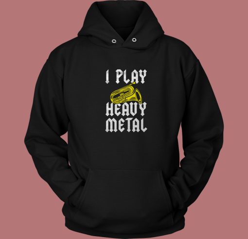 Playing Tuba Funny Hoodie Style