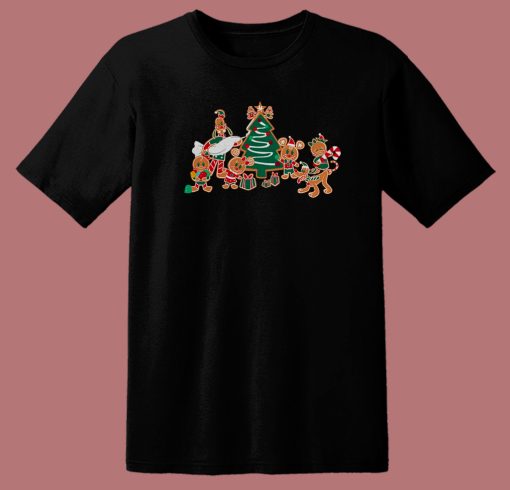 Pluto Chip Dale Christmas 80s T Shirt Style