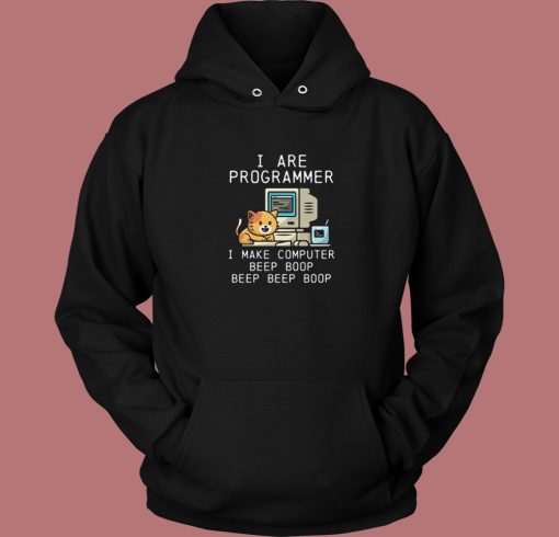 Programmer Cat Funny Hoodie Style