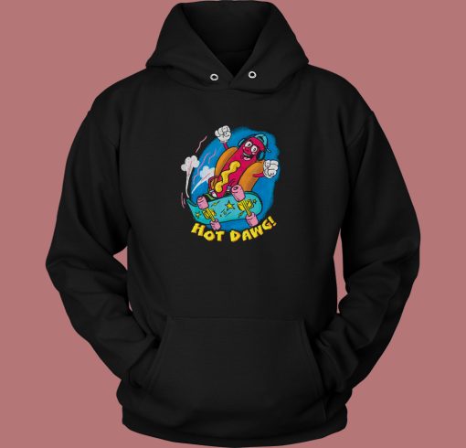 Hot Dog Skater Funny Hoodie Style