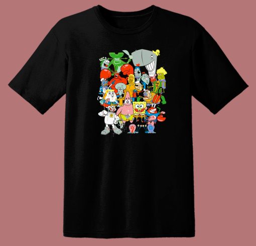 Rugrats SpongeBob Squarepants 80s T Shirt