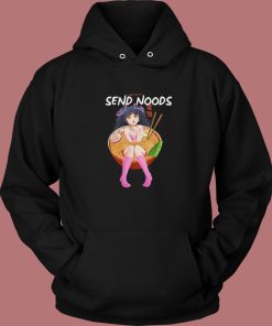 Send Noods Funny Anime Hoodie Style