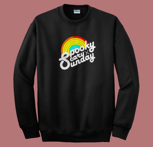 Spooky Scary Sunday 80s Sweatshirt