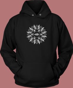 All Seeing Eye Mandala Sacred Hoodie Style