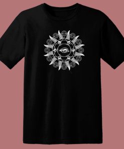 All Seeing Eye Mandala Sacred 80s T Shirt Style