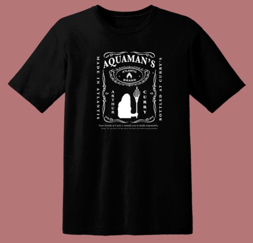 Aquaman Liquor 80s T Shirt Style