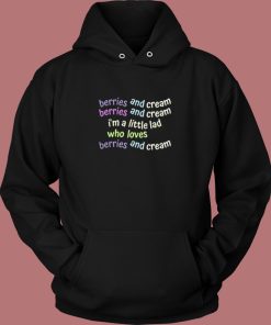 Berries And Cream Meme Hoodie Style