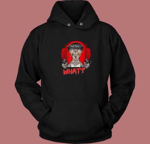 Cat Rebel Gangsta Funny Hoodie Style